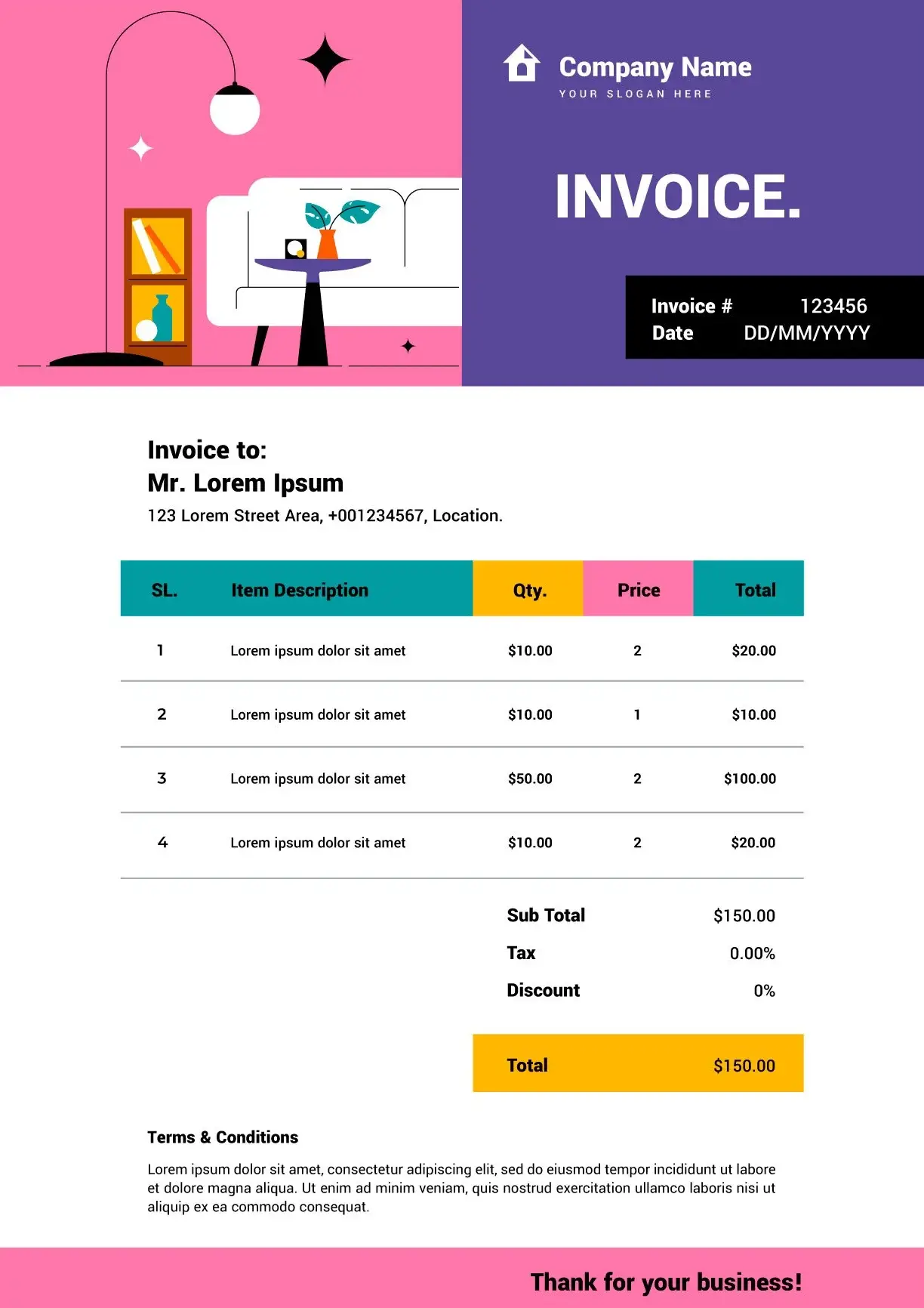 Invoice Template Preview