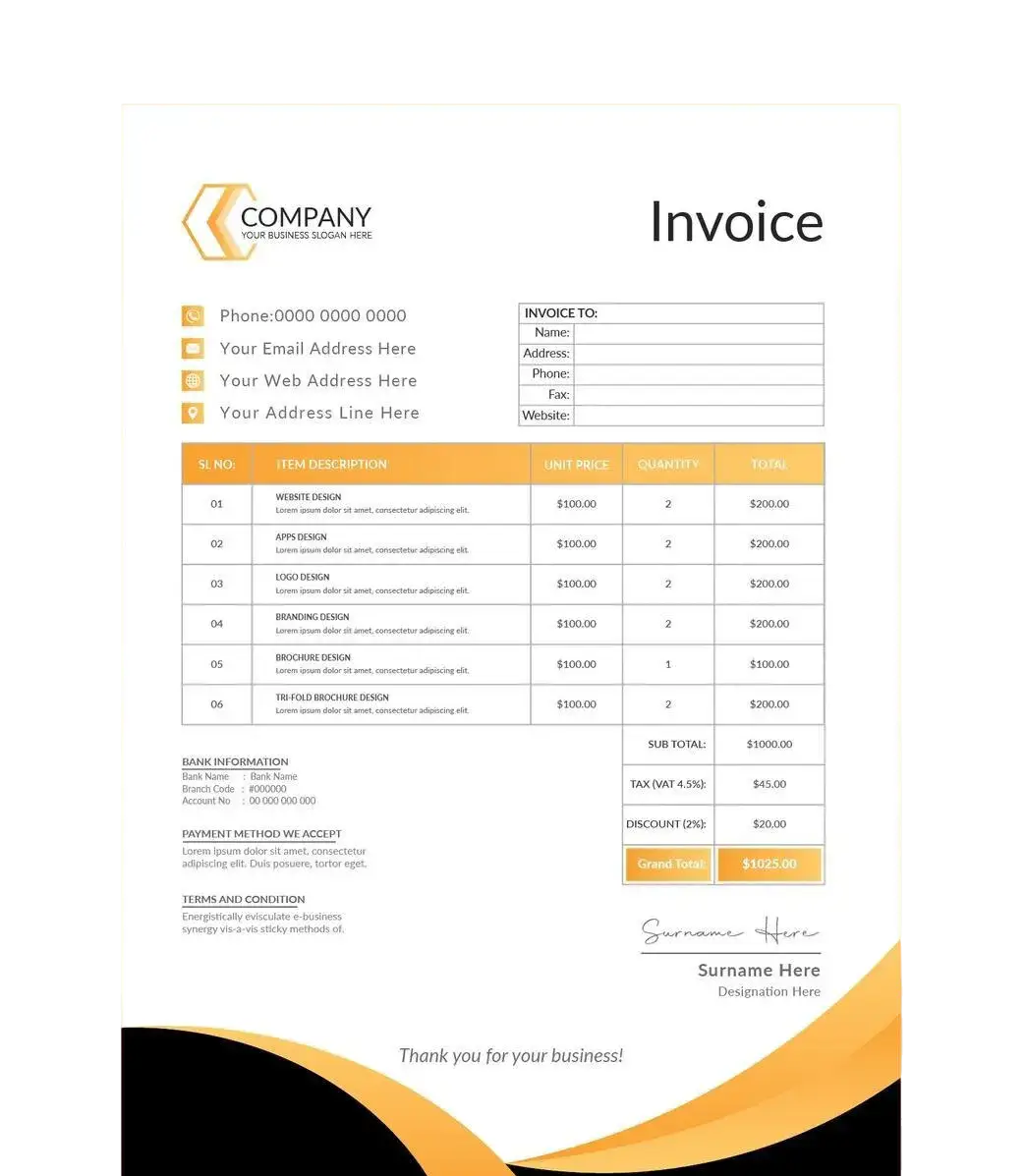 Invoice Template